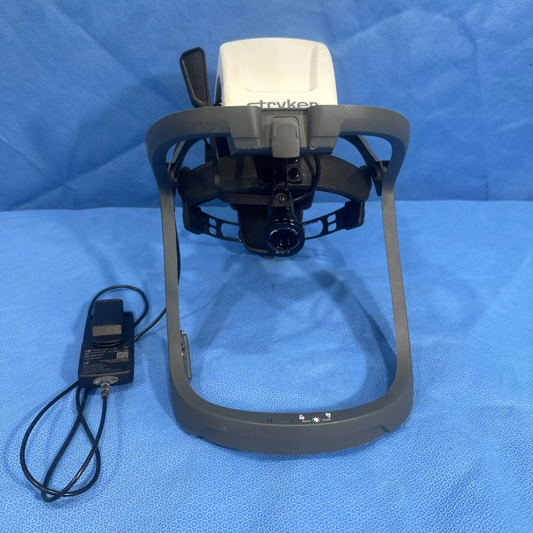 Stryker 416-610-000 T7 Surgical Helmet With LED Light And 416-600-500 Power Cord - Northbay-Medical